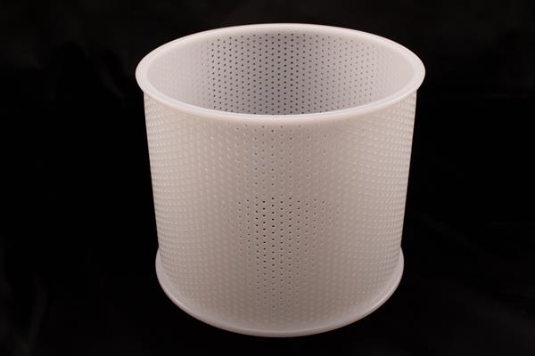 Osteform uden bund til faste oste. D 18 cm. H16 cm