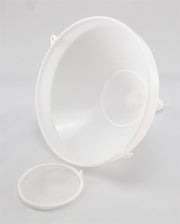 Tragt med si, plastic, diameter 25 cm