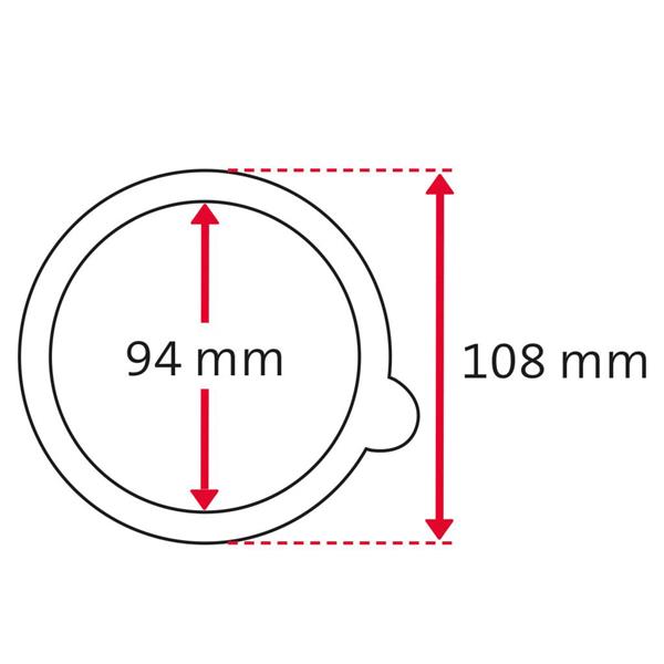 Kumirenkaat / tiivisteet säilöntäpurkkeihin, Westmark, 94 x 108 mm, 6 kpl