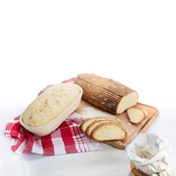 Hævekurv til brød, oval, lille