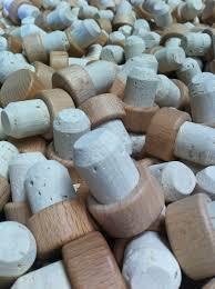 Korkprop med øverste del udført i bøgetræ
