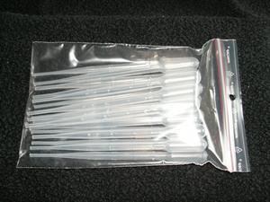Muovipipetit annosteluun 2 ml – asteikko 0,25–1 ml (20 kpl)