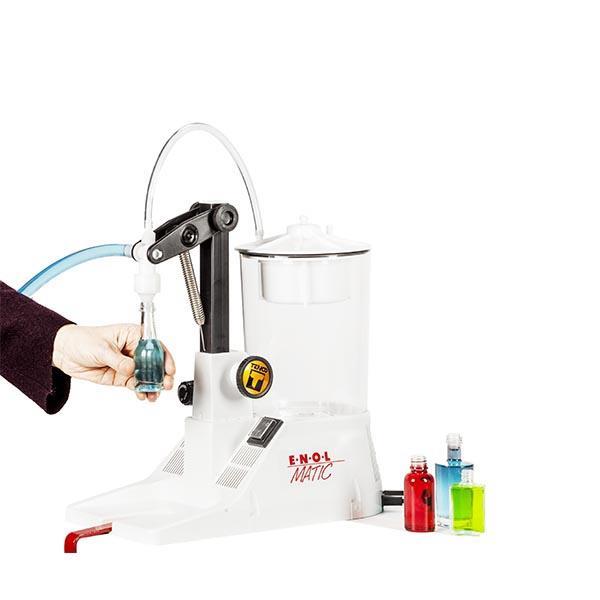 Täyttöyksikkö minipulloille, lisävaruste pullotuskoneeseen, Enolmatic, tuotenumero 3222