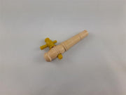 Tappehane i træ med studs af plast, dia. 13/18 mm, 3-16 liters tønde