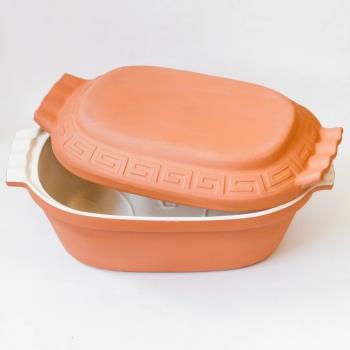 Terrastone® stegeso uden glasur udvendig. Klassisk model. Kapacitet: 6 liter