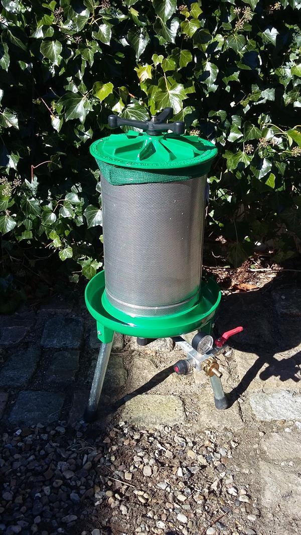 Vandtrykspresse 20 liter – effektiv hydropresse til frugt, vin og honning