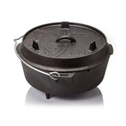 Dutch oven / valurautapata nuotiolle ja grilliin – Petromax FT6, 6,1 litraa