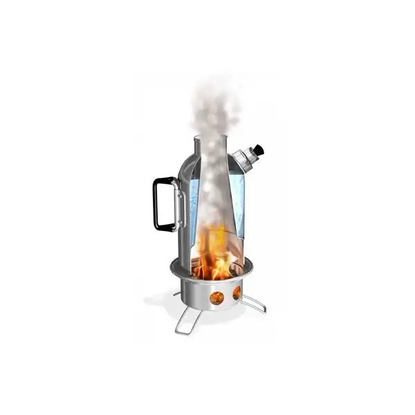 Fire Kettle / nuotiokattila sisäisellä polttokammiolla – Petromax, 1,5 litraa